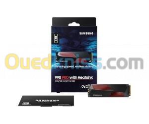 SAMSUNG 990 PRO With Headsink 4 To SSD NVMe M.2 PCIe 4.0 7450 Mo/S