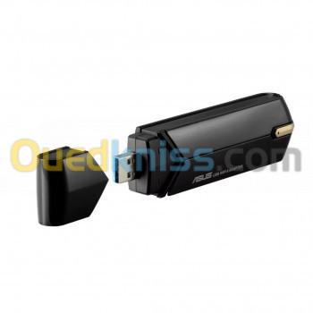 ASUS USB-AX56 Adaptateur Wi-Fi USB Double Bande AX1800 - Noir,Or