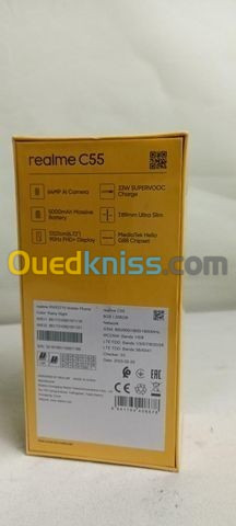 REALME C55 - 256Go - 8Go - 6.72 Inch LCD IPS - 5000 MAh - Blister -