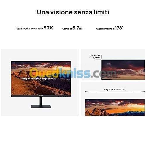 HUAWEI FullView Écran Full HD 23,8 Inch - 75 Hz - HDMI - 1920 X 1080 - 5ms - AMD FreeSync - Noir