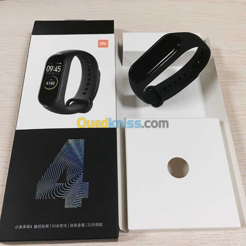 Bracelet Intelligent - Mi Band 4 - Android & Ios - Noir - Prix en Algérie