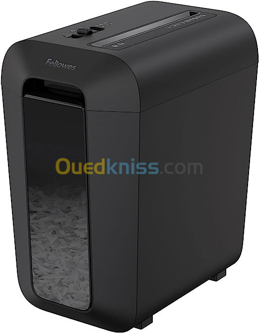 FELLOWES DESTRUCTEUR DE DOCUMENTS LX65 COUPE CROISÉE P4 - 22 LITRE - AGRAFES, CARTES , TROMBONES