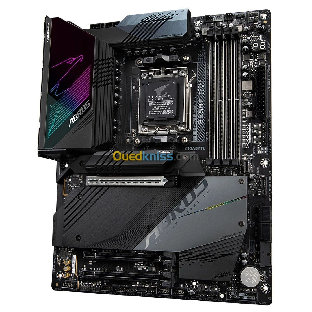 GIGABYTE B650E AORUS MASTER - SOCKET AM5 - PCIe 5.0 M.2 - 4xDDR5 - Wi-Fi 6E - Bluetooth 5.2 - LAN -