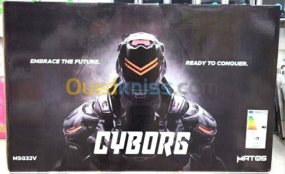 ECRAN MATOS CYBORG MSG32-V -32" QHD - CURVED - 165HZ - 2K - 1MS - VA -FREESYNC -HAUT-PARLEURS -PIVOT