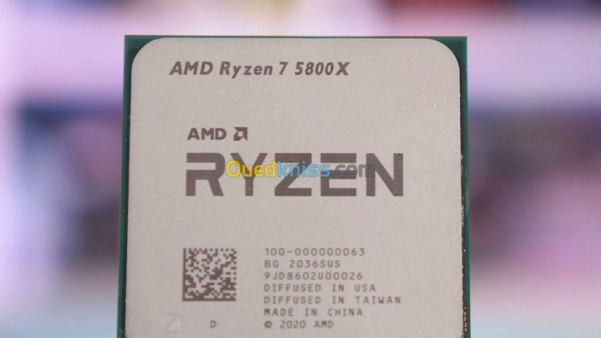 Processeur AMD Ryzen 7 5800X Zen 3 4.7 GHz 8 - Core 16-Threads Socket AM4