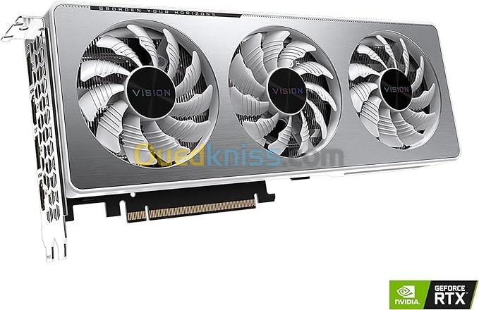 Gigabyte GeForce RTX 3060 VISION OC 12G - LHR - GDDR6 - Dual HDMI/Dual DisplayPort - PCI Express -