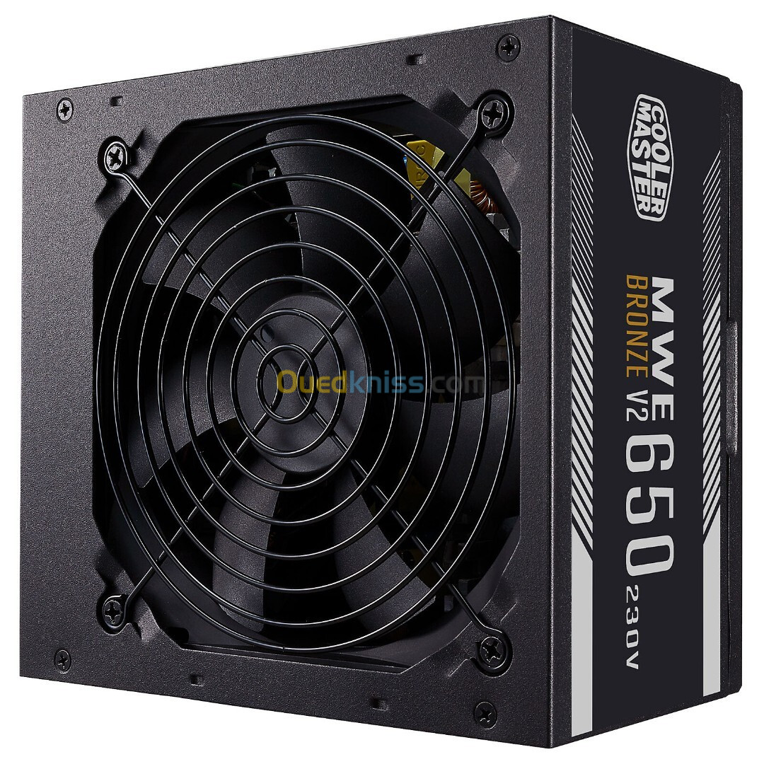 COOLER MASTER MWE 650 W - ALIMENTATION 80 PLUS BRONZE V2 - 230V - DC TO DC - 4 x PCI Express 6 -