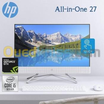 HP All In One 27-Dp0012ne Intel® Core™ I5-1035G1 - 8 Go - 1 TB HDD 27" Full HD GeForce® MX330