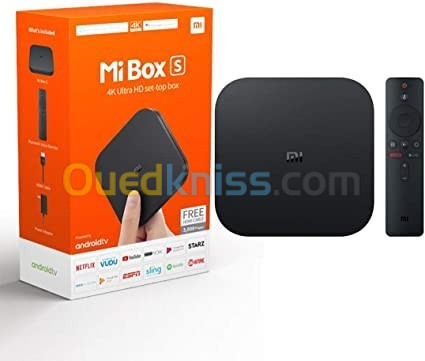 Xiaomi TV Box S Android 2e Génération 4K Ultra HD