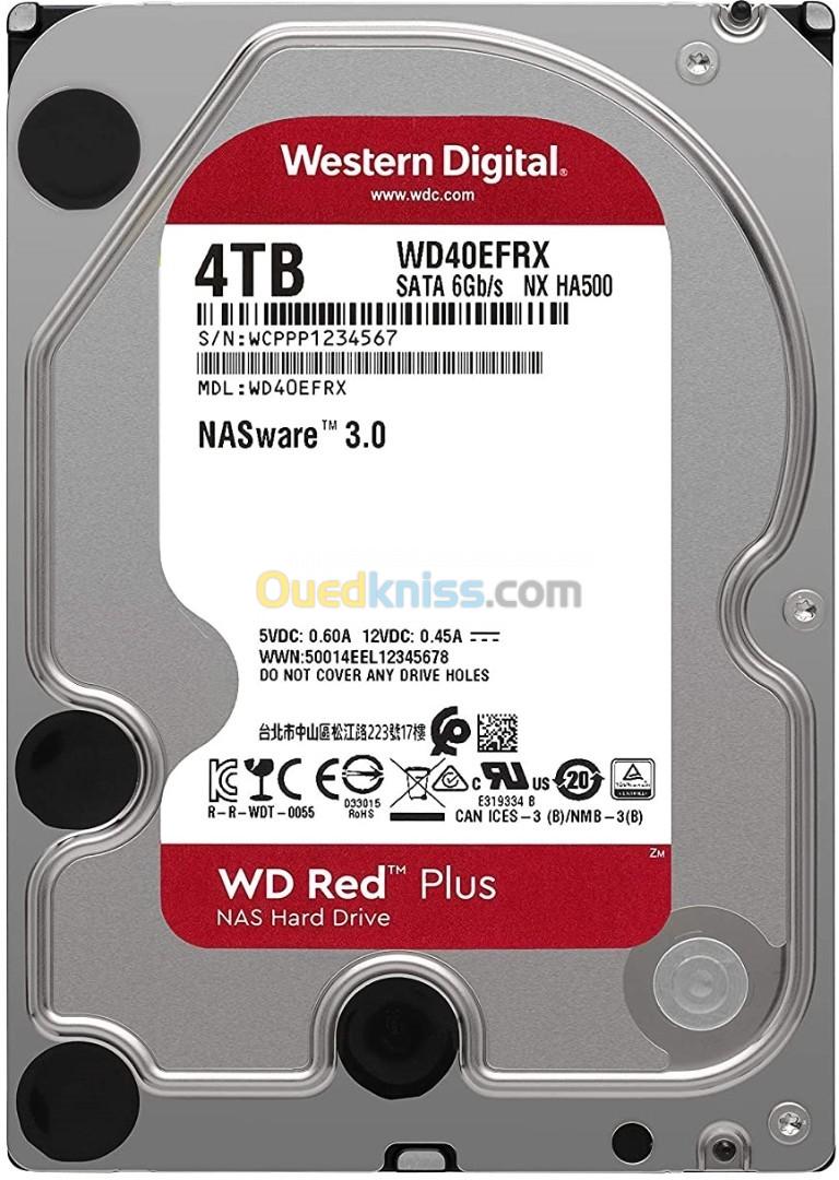 WD 4TB RED NAS PLUS - WD40EFPX - 3,0