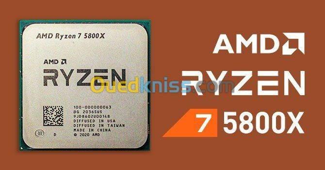 Processeur AMD Ryzen 7 5800X Zen 3 4.7 GHz 8 - Core 16-Threads Socket AM4