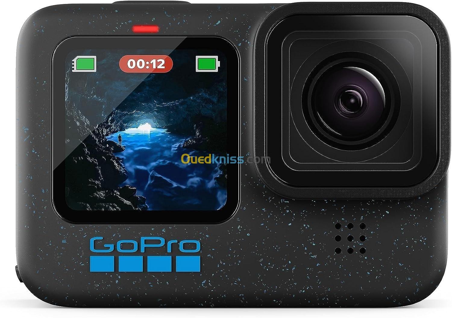 GOPRO HERO 12 BLACK Caméra D'action Étanche Avec Vidéo Ultra HD 5,3K60- Photos 27MP