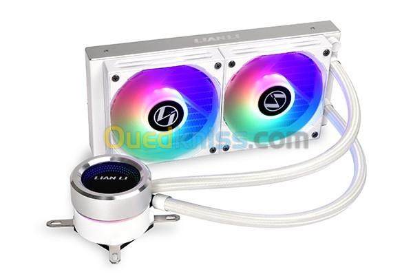 Lian Li GALAHAD AIO 240 RGB White Kit De Watercooling Pour Processeur Avec Éclairage