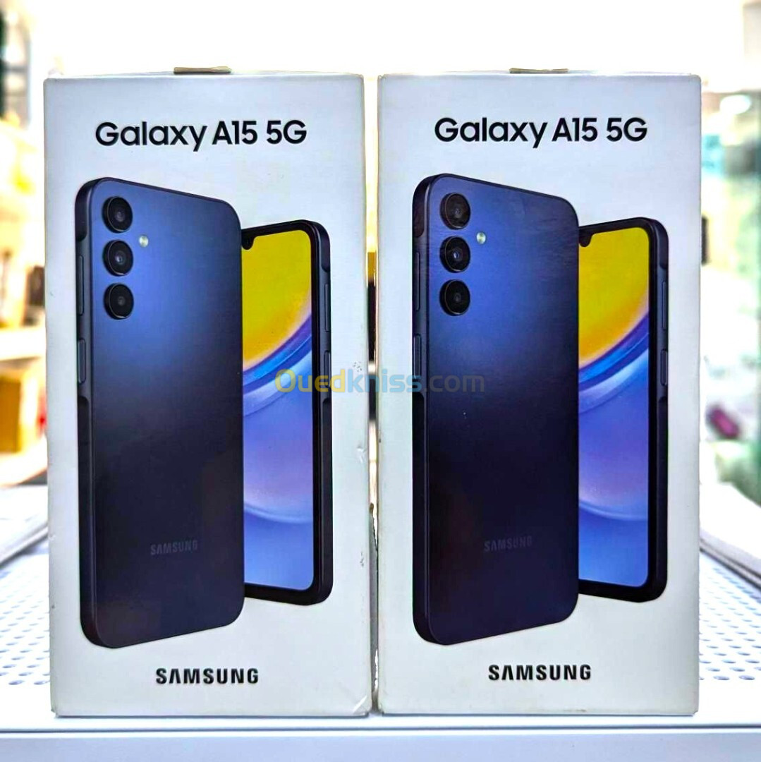 SAMSUNG GALAXY A15 5G - 4GB - 128GB - DUAL SIM - 6.5" SUPER AMOLED - 50 MEGAPIXELS - 5000 MAH - BLISTER