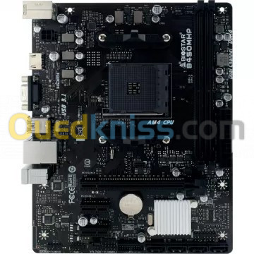 BIOSTAR B450M MOTHERBOARD - AM4 DDR4 3200 OC - AMD B450 - USB 3.2 - MICRO ATX - 2 MÉMOIRE SLOT 