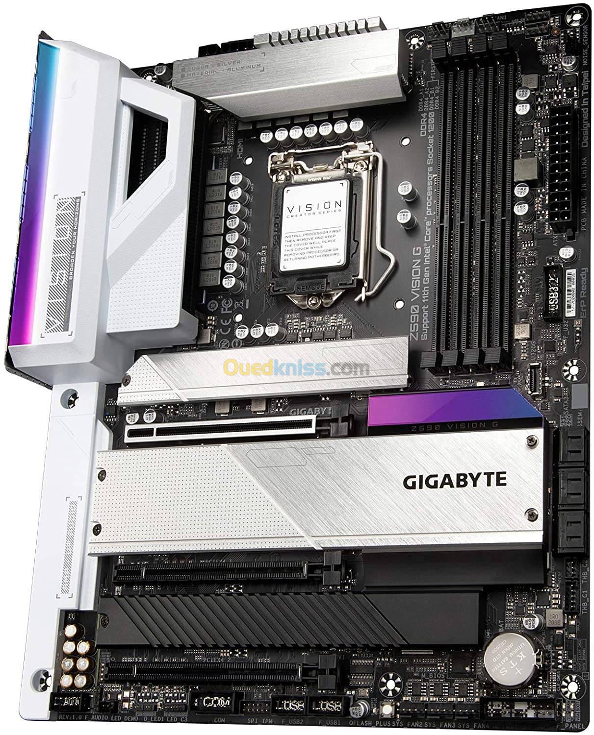 CATRE MERE GIGABYTE Z590 Vision G (LGA 1200/Intel Z590/ATX/3x M.2/PCIe 4.0/USB 3.2 Gen2X2