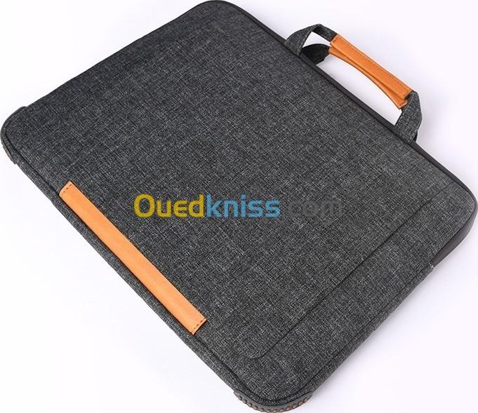 Wiwu Smart Stand Laptop Sleeve Case Bag Pour Macbook Pro/Laptop 15.4" Noir - Gris