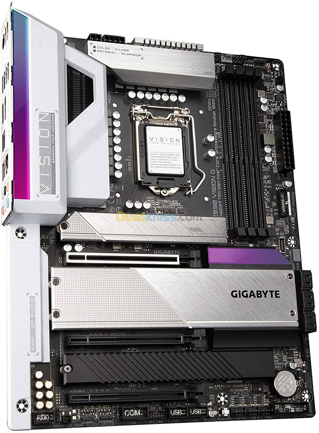 CATRE MERE GIGABYTE Z590 Vision G (LGA 1200/Intel Z590/ATX/3x M.2/PCIe 4.0/USB 3.2 Gen2X2