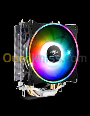 Spirit Of Gamer AirCooler 120 Mm Ventilateur De Processeur Pour Socket Intel Et AMD