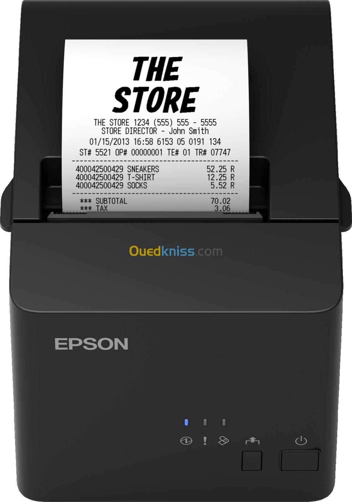 Imprimante De Ticket Epson TM-T20X - 051 - USB Noir