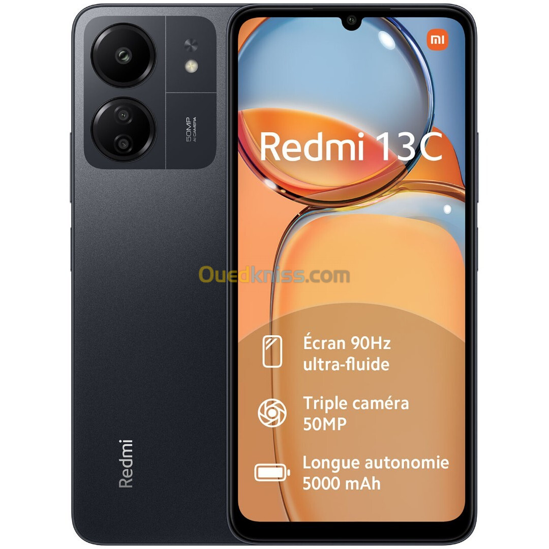 redmi 13C 5G - 4GB - 128GB - DUAL SIM - 6.7" HD+ 50 MPXL - NFC - 5000 MAH - STARRY BLACK - BLISTER