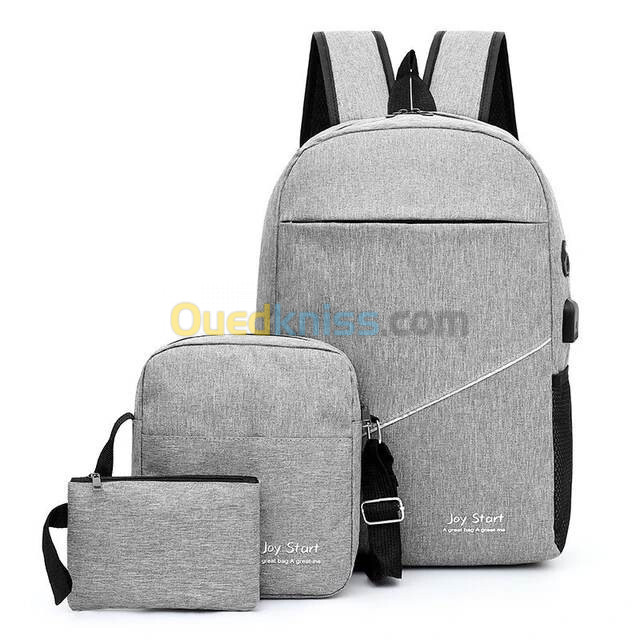 Sac À Dos 3 PCS Multifonctionnel Avec Sortie USB