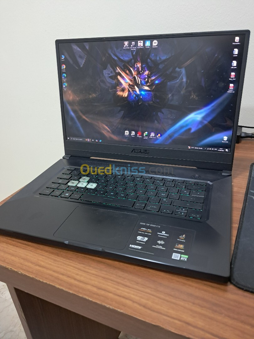 Asus tuf dash f15 i5 11300,RTX 3060,16gb ram, 512ssd, ecran 240 hz