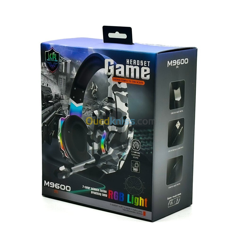       Casque Gaming Filaire 3en1 PS5/PS4/XBOX/PC