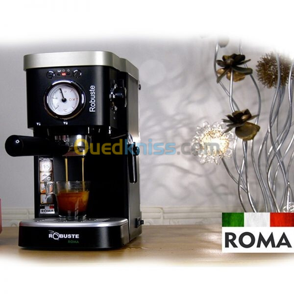 Cafetiere ROBUSTE Roma Electrique Espresso 15 Bar 1100 Watts