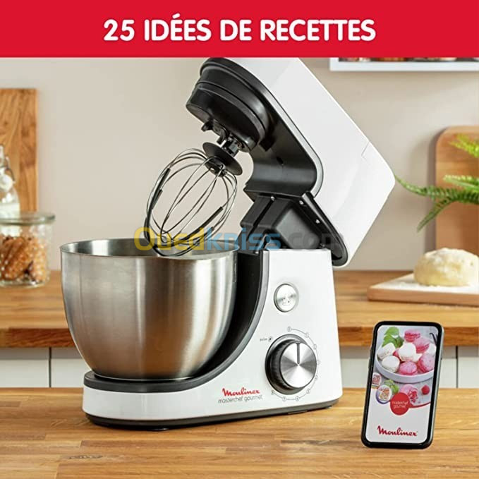 Pétrin MOULINEX MASTERCHEF gourmet 1100 W 4.6L