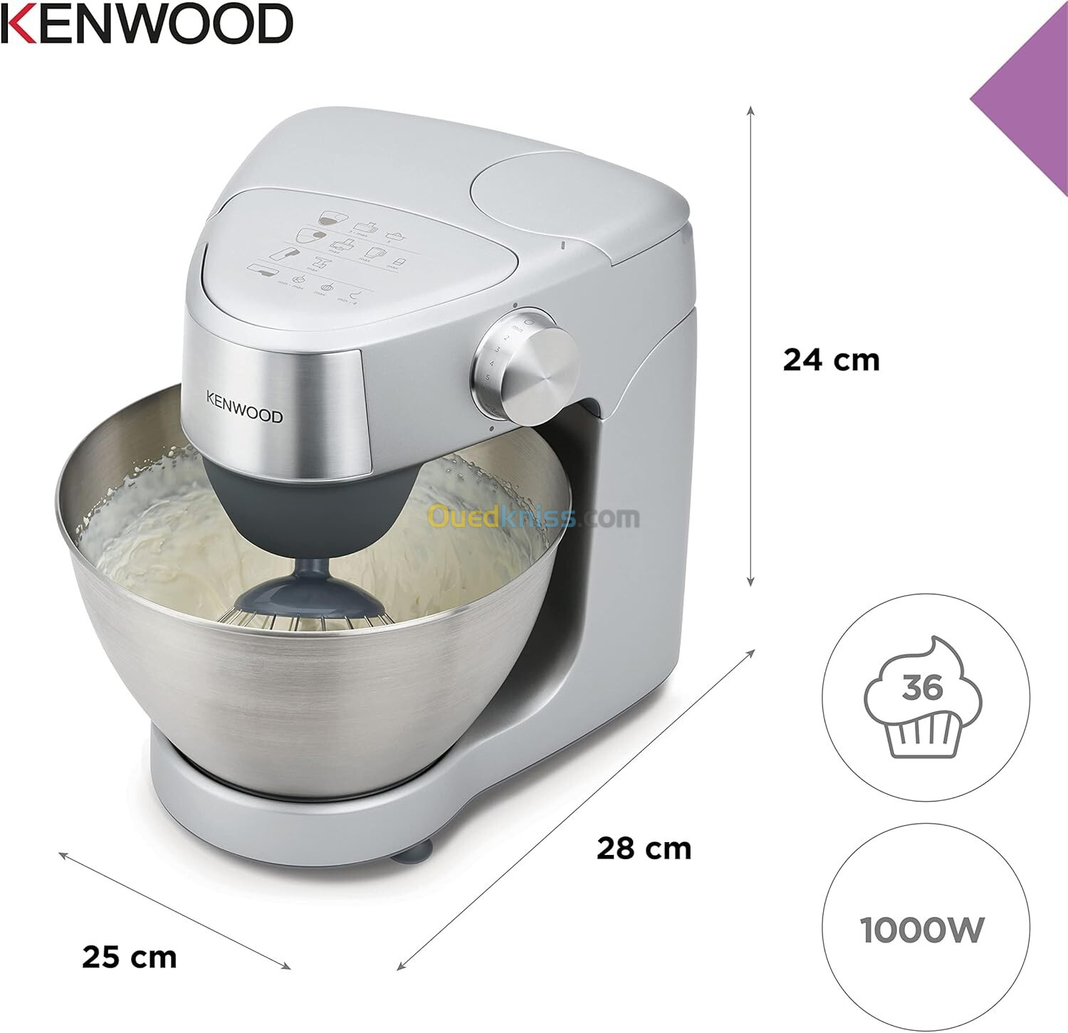 Pétrin KENWOOD Prospero +   4.3 L 1000 W