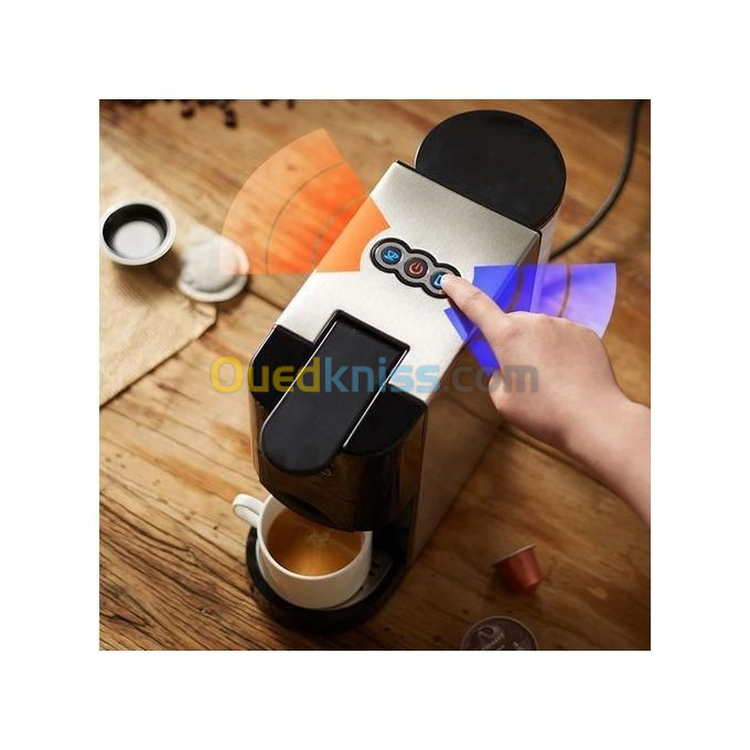  Cafetière TIREX 4EN1 MULTI CAPSULE 20 bar 1450w argent