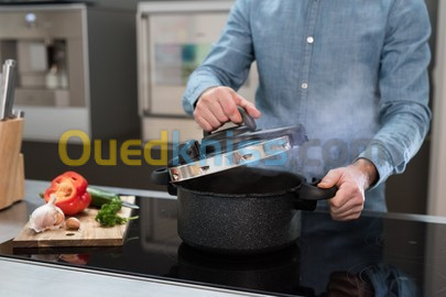 Cocotte SEB ClipsoMinut`Duo FINITION PIERRE 5L INDUCTION litres : 3/5 personnes.