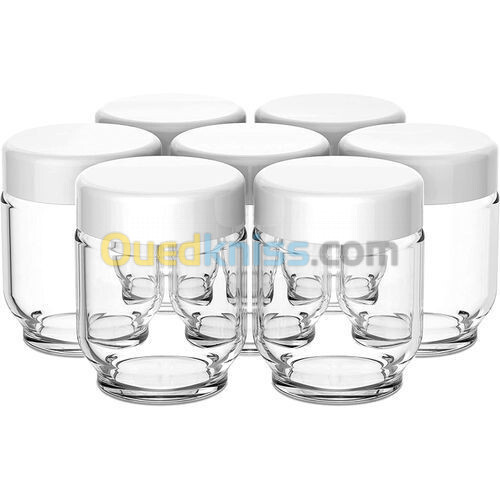 Yaourtière MOULINEX 7 Pots 13W YG229510 Yogurteo - Rouge et Blanc