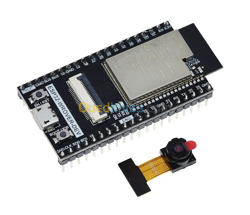 Arduino - Carte ESP32-WROVER avec le caméra (Compatible avec Arduino IDE)