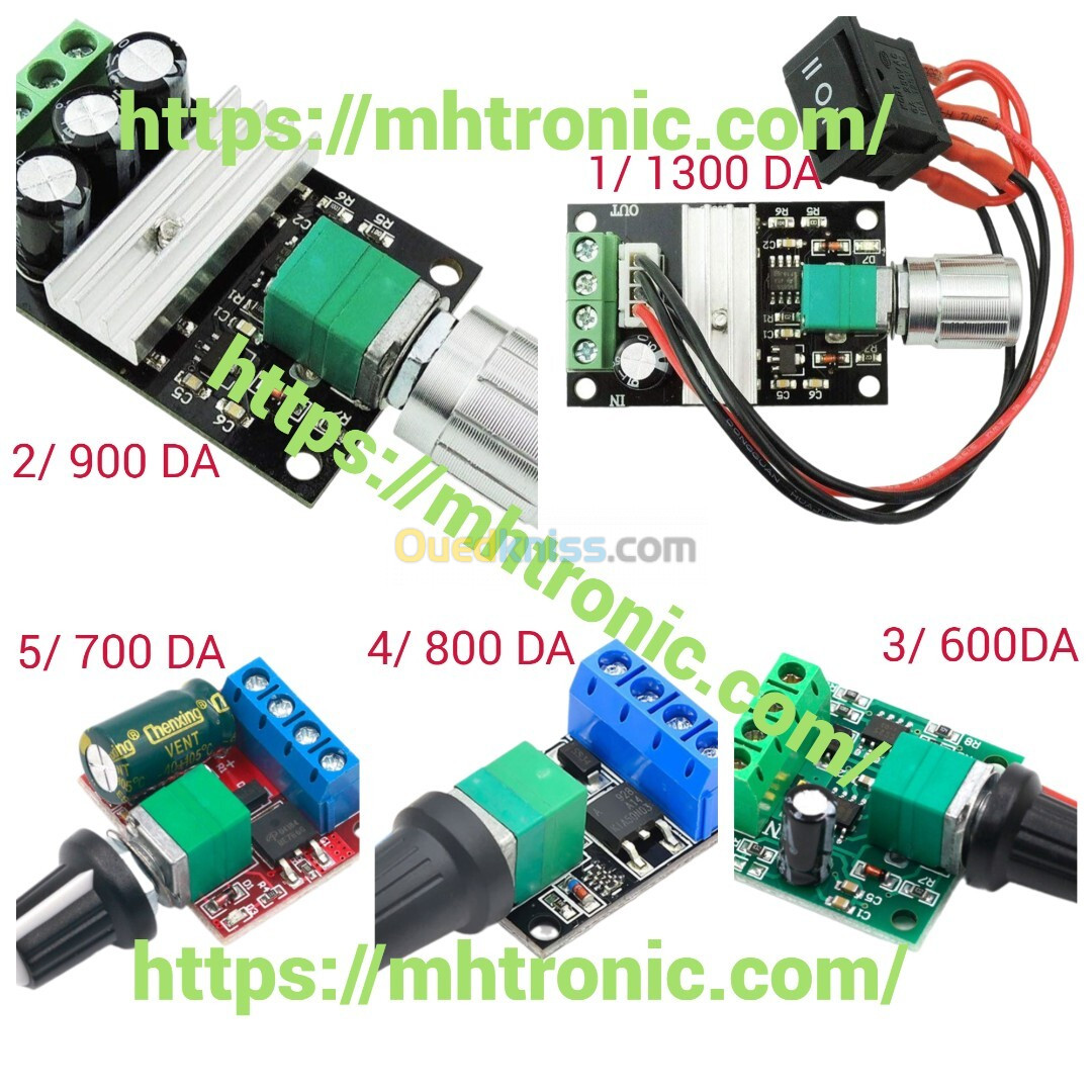 Arduino - Variateur de vitesse du moteur DC