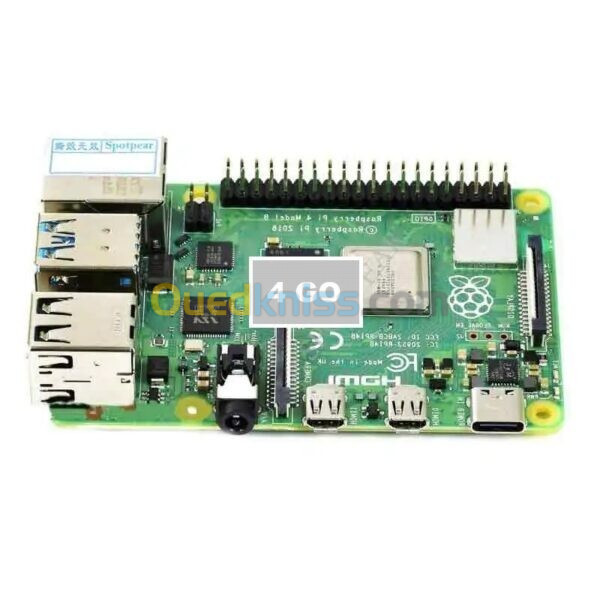 Arduino - Raspberry Pi 4 modéle B , 1 Gb ,2 GB ,4 GB ou 8 GB