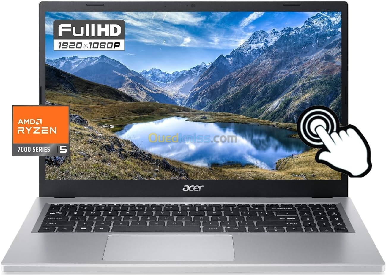 ACER ASPIRE 3 /15.6" FHD Tactile /RYZEN 5 7520U / 16GO DDR5 / 512GO SSD / (jdid sans la boite) / usa