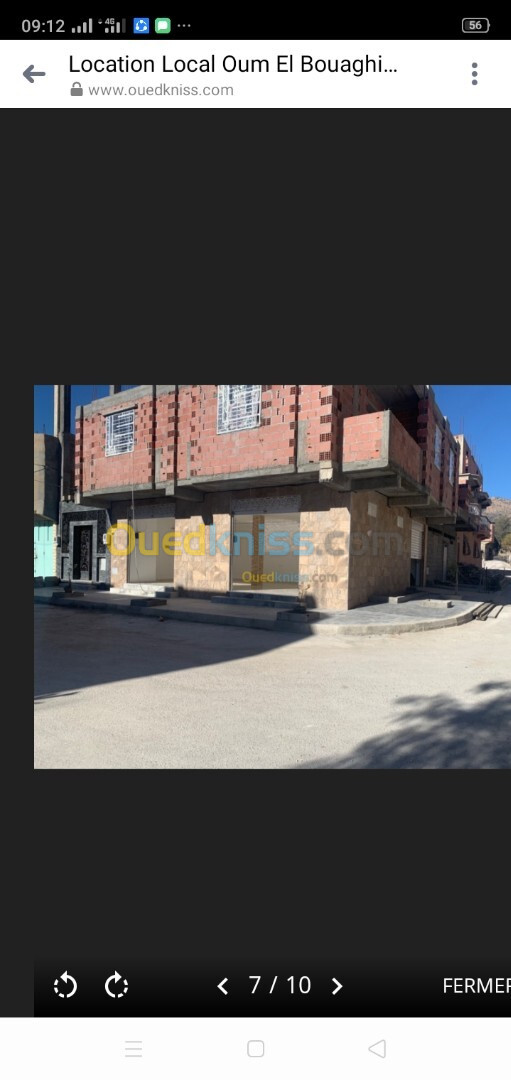 Location bien immobilier Oum El Bouaghi Oum el bouaghi