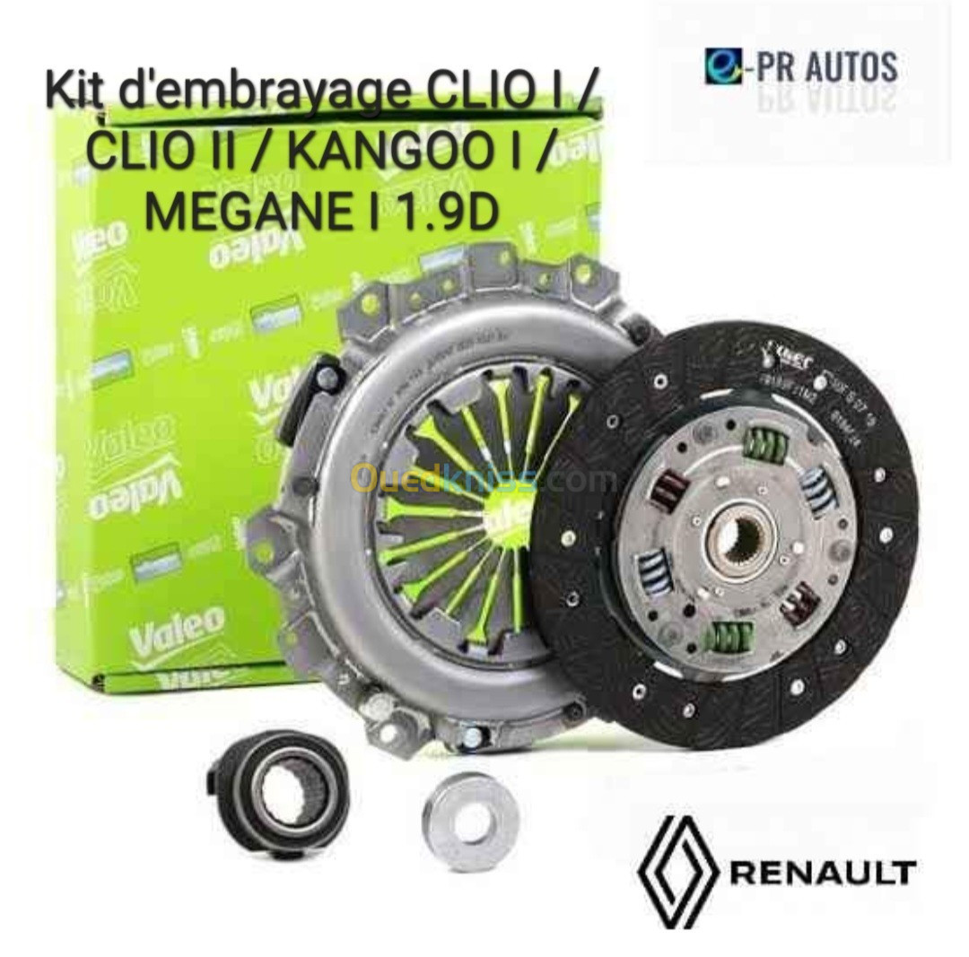 Kit d'embrayage 1.9 D D65 CLIO I/CLIO II/KANGOO I/MEGANE I 