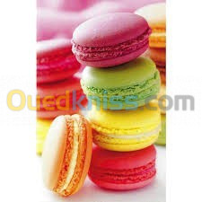 Boites de macarons en plastique et barquettes