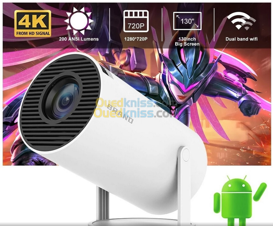 Mini projecteur Portable 4K Android  Magcubic HY300