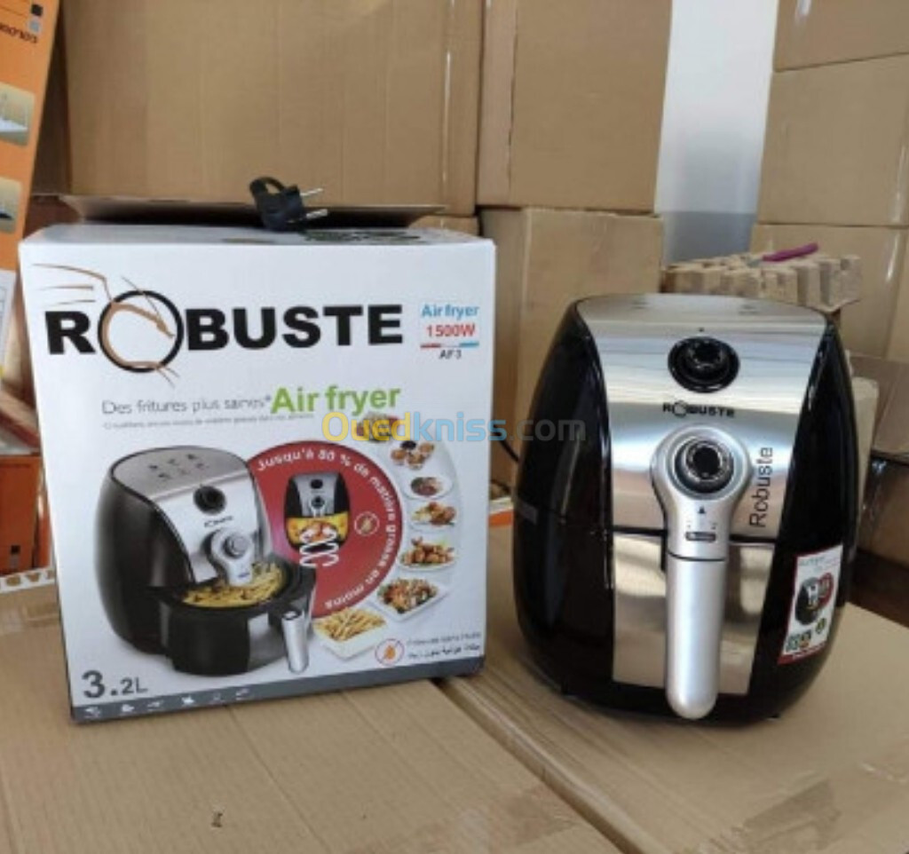 Previous Next Robuste Friteuse Électrique Sans Huile - Air Fryer - 3.2 Litres - 1500 - مقلاة هوائية