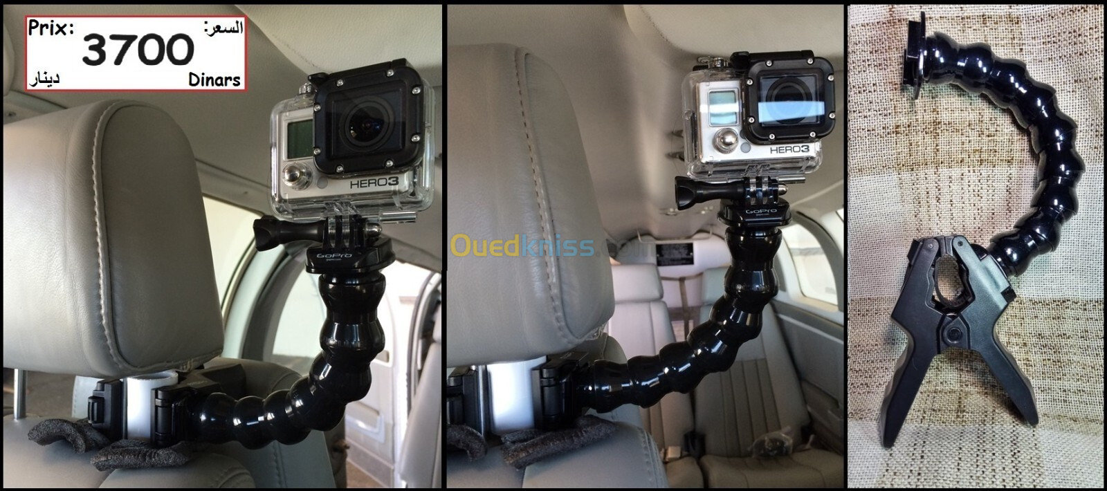 Fixation pour GoPro action cam 