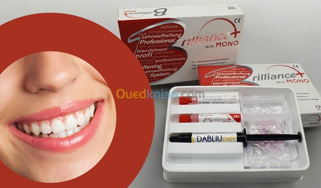 BRILLIANCE MONO+  38% H2O2 "DENTAL WORLD" (Lumiére UV  &  Laser)