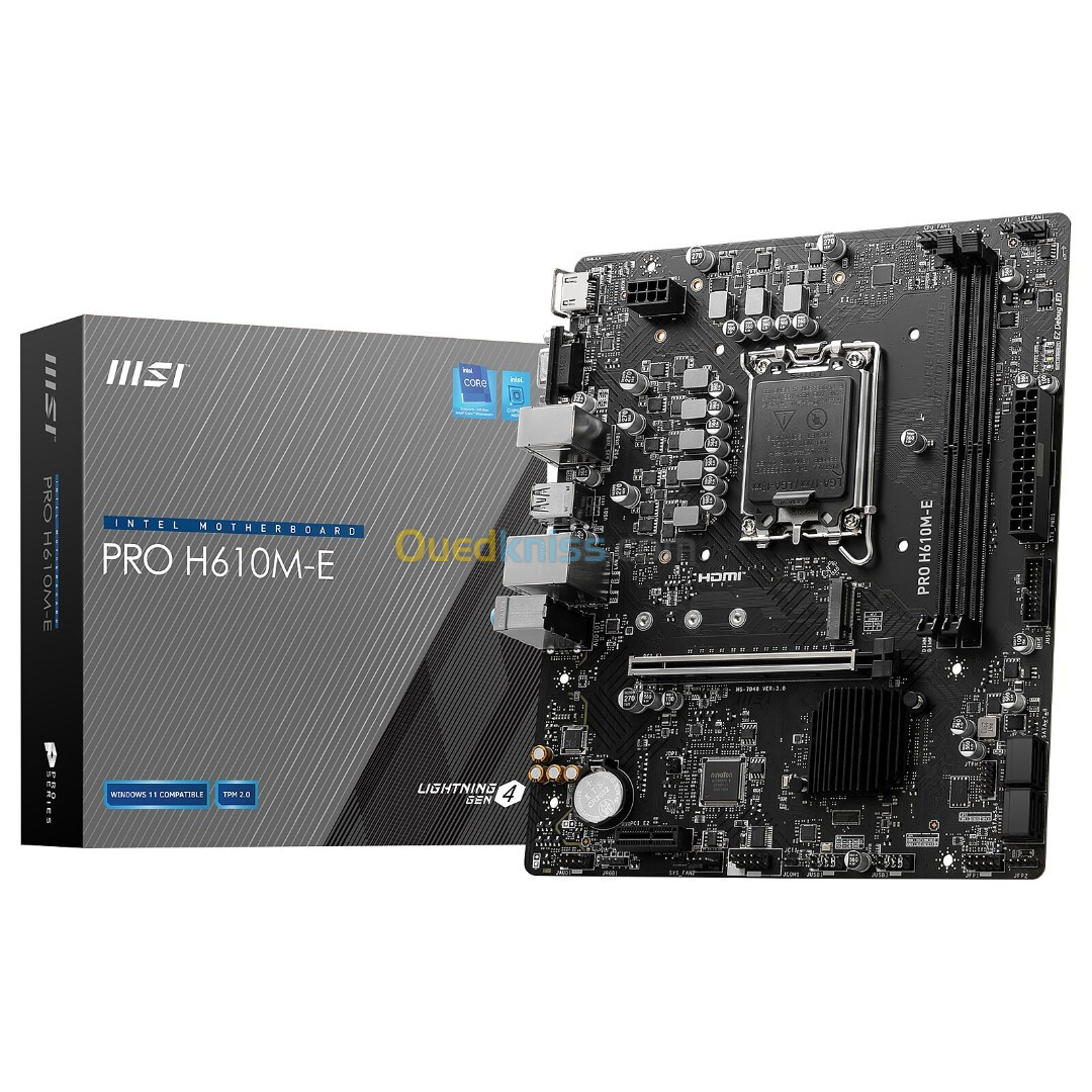 MSI PRO H610M-E ddr5