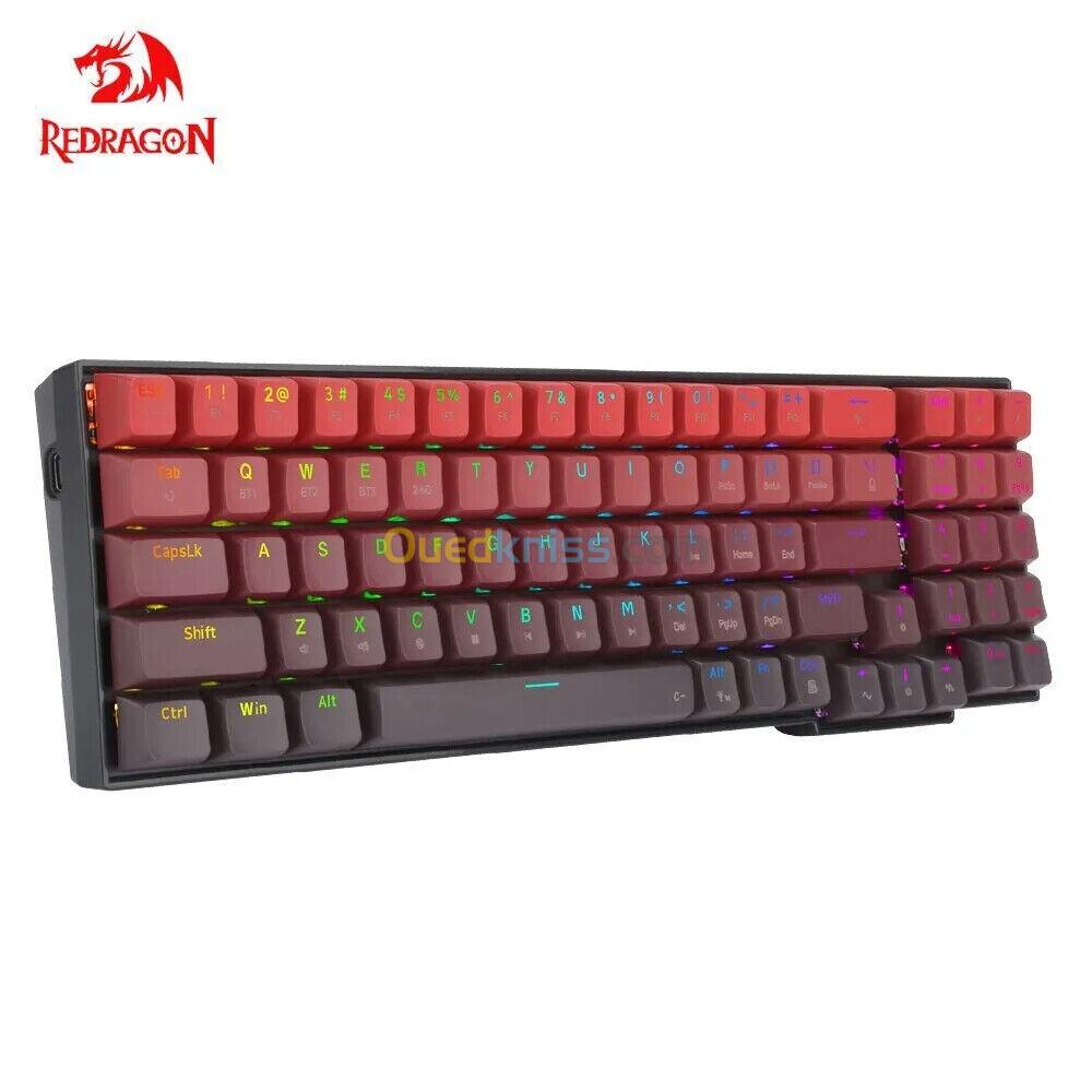 Clavier de jeu mécanique sans fil 78 touches REDRAGON GALIO PRO K637 RGB-