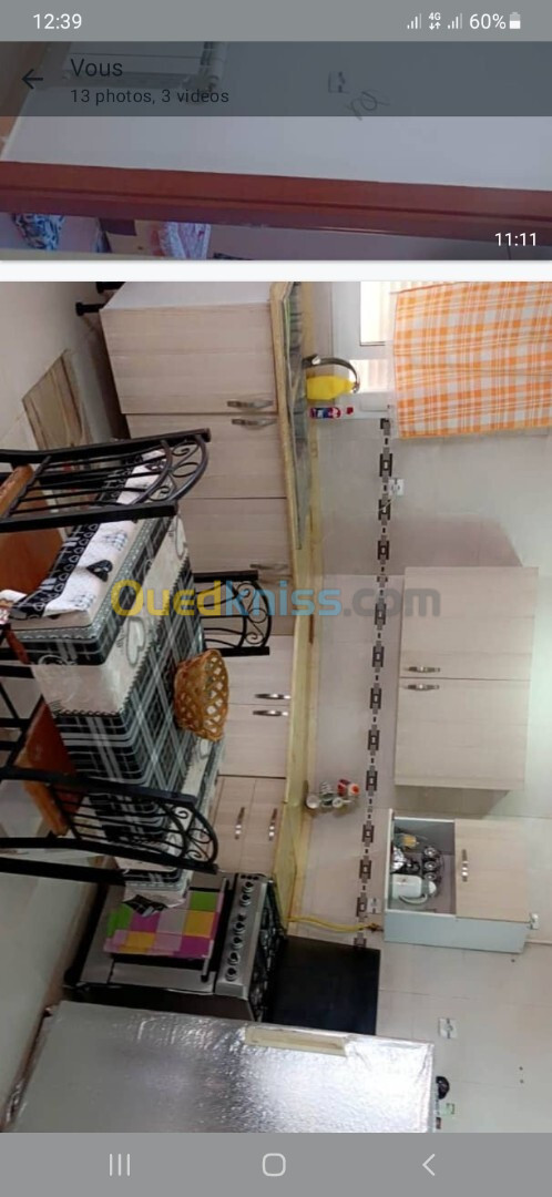 Location Appartement F3 Mostaganem Mostaganem