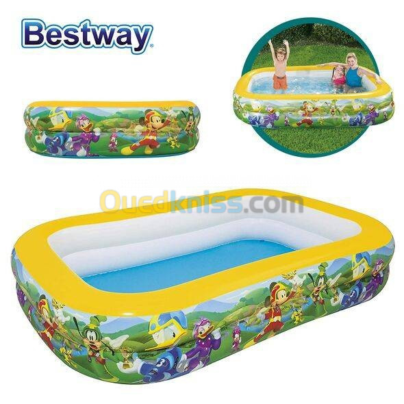 Piscine Gonflable Mickey Mouse Bestway 2m60 X 1m75 X 51cm