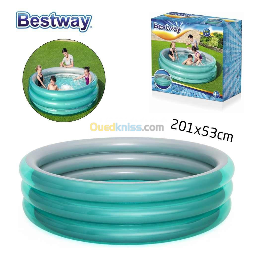 Piscine Gonflable pour enfants Bestway 201cm X 53cm